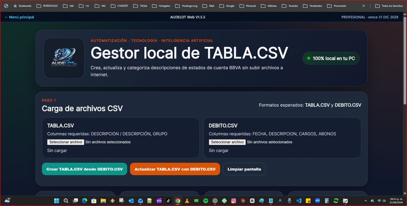 Gestor de Categorías